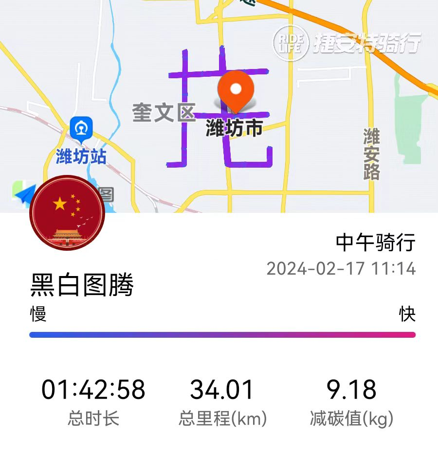 潍坊百余市民自行车骑“龙”庆新春(图1)